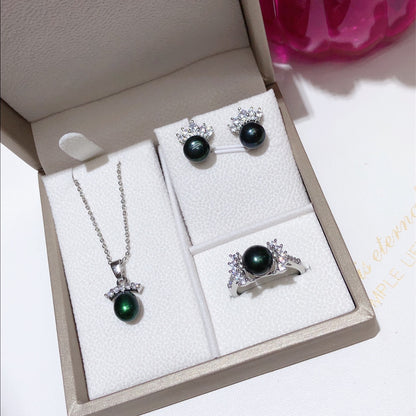 New Arrival 16 Crown Fresh water pearl set