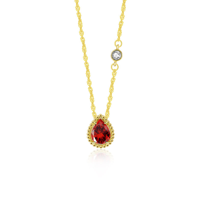 Number BV jewelry bracelet earring necklace garnet topaz daily