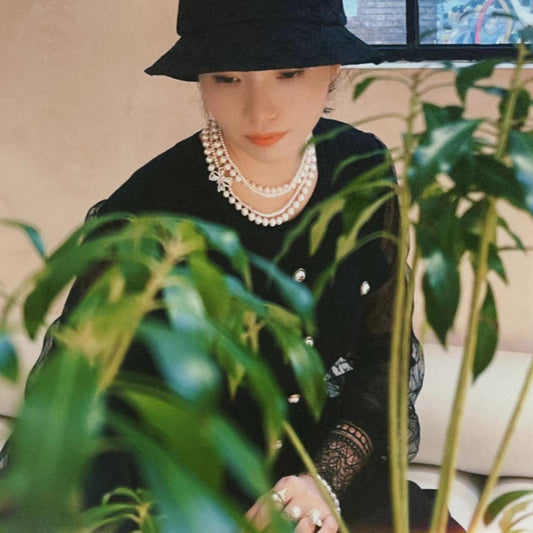 Number AA sweater pearl necklace Daily（according to your budget ）