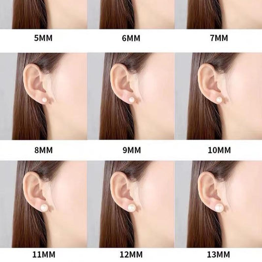 S925 pearl earrings Customized Fashion Daily