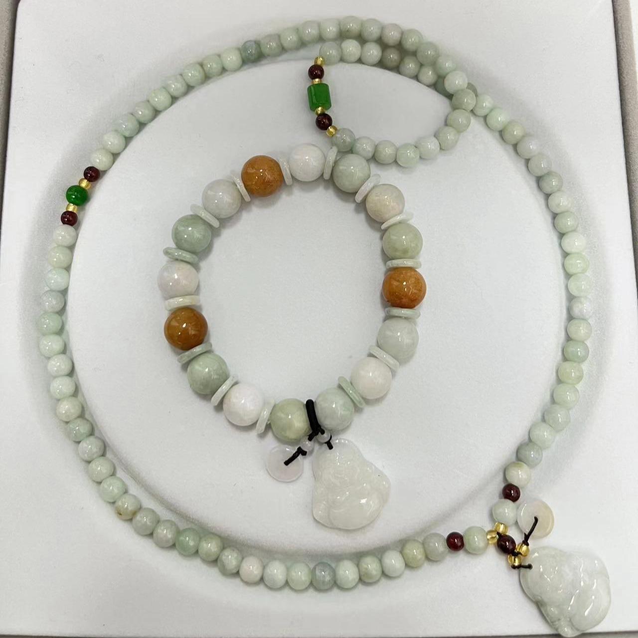 Number BU jewelry set bracelet necklace Daily Birthday Classic