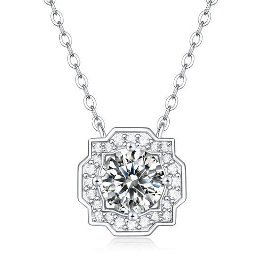 [Timeless]Number CC S925 Moissanite Pendant Daily Party（01-17）