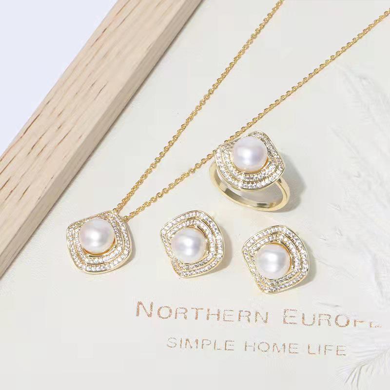 Pearl set Engagement Daily Wedding Auspicious