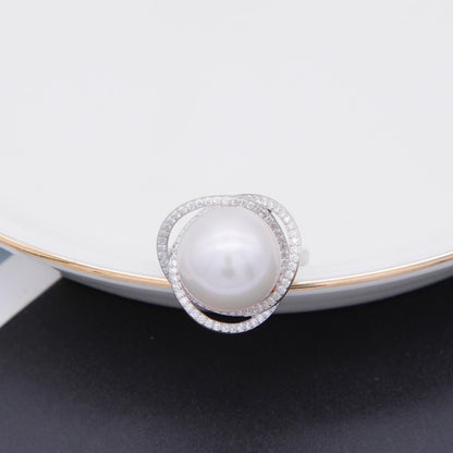 Number F freshwatepearls design S925
