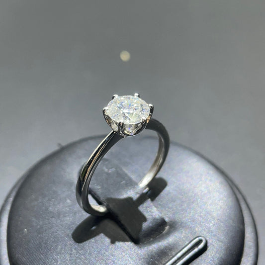 Number CI Moissanite ring Engagement 15usd