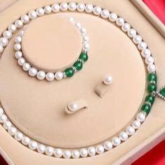 Pearl set Engagement Daily Wedding Auspicious