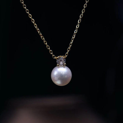 Number BT s925 Alloy pearl necklace pendant Engagement