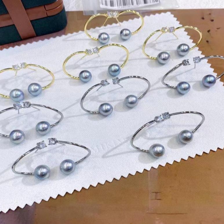 Number AU seawater earrings Weeding Daily Anniversary (157-216)