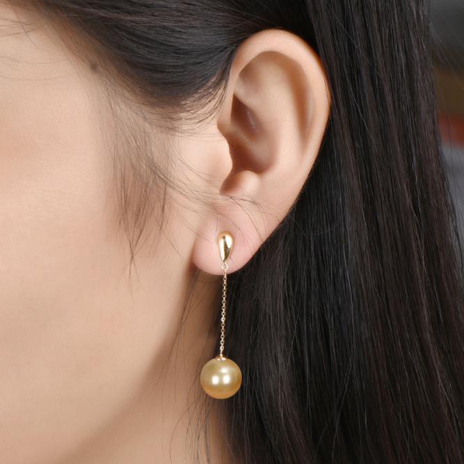 Number K pearls earrings (priced as a deposit) Customized according to budget