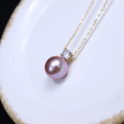 Number BT s925 Alloy pearl necklace pendant Engagement