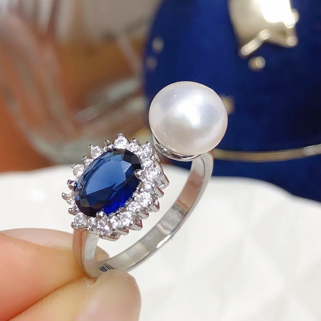 Hot sale pearl ring alloy daily weeding birthday （Over 30usd freeshipping）