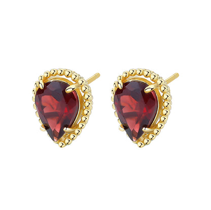 Number BV jewelry bracelet earring necklace garnet topaz daily