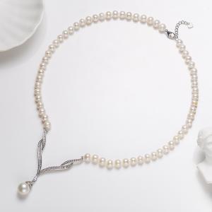 Number F freshwatepearls design S925