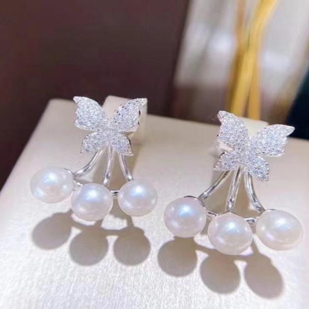 Number AU seawater earrings Weeding Daily Anniversary (157-216)