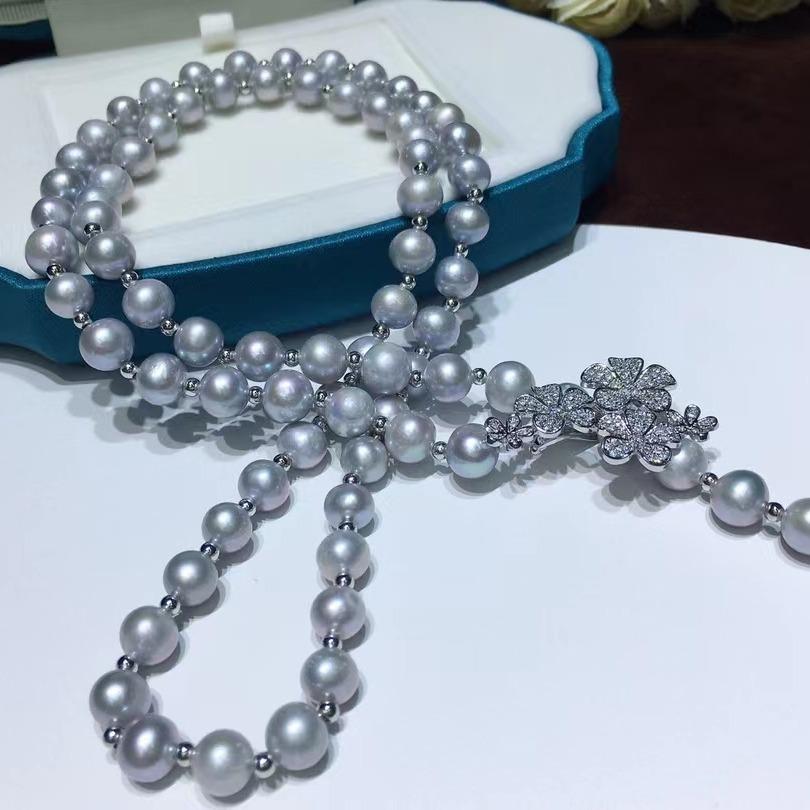 Number AA sweater pearl necklace Daily（according to your budget ）