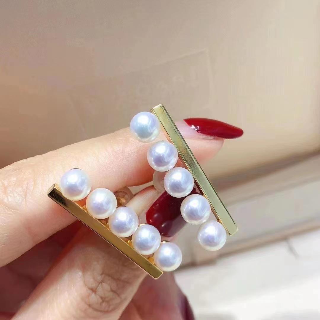 Number AS freshwater earrings Weeding Birthday Daily(79-106)