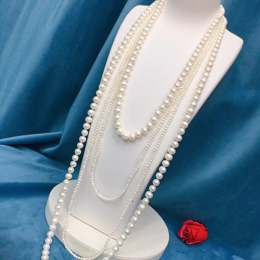Number AB sweater pearl necklace Daily（according to your budget）