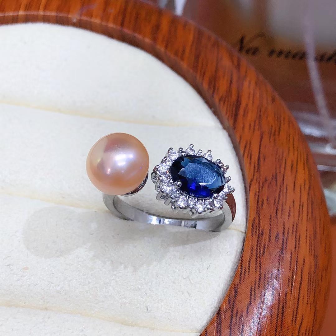 Hot sale pearl ring alloy daily weeding birthday （Over 30usd freeshipping）