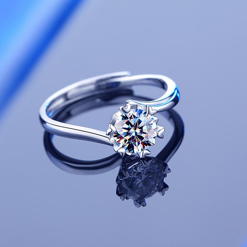 [Timeless]Number BG Moissanite Rings For Women Engagement Rings(01-72)