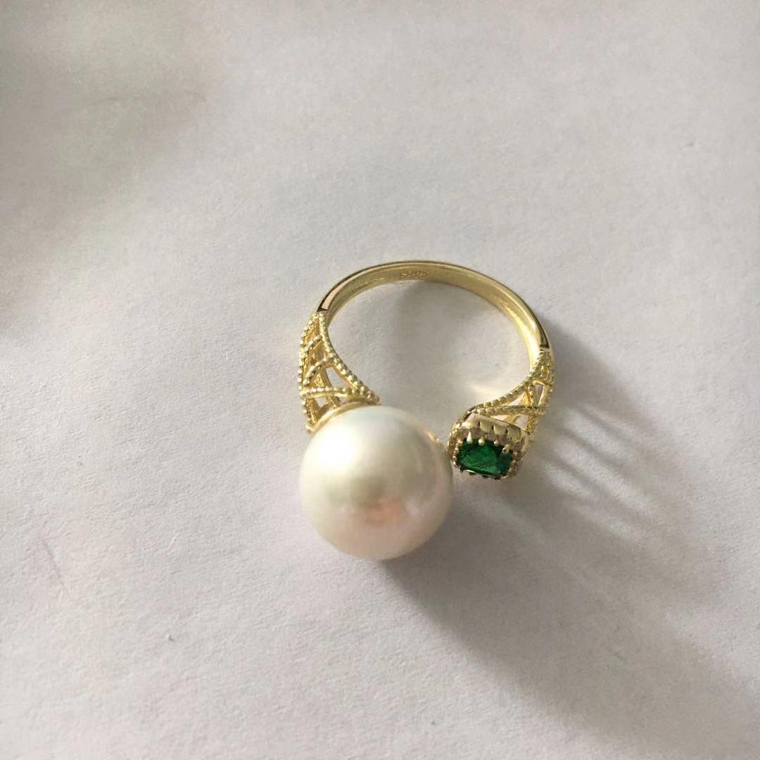 Number F freshwatepearls design S925