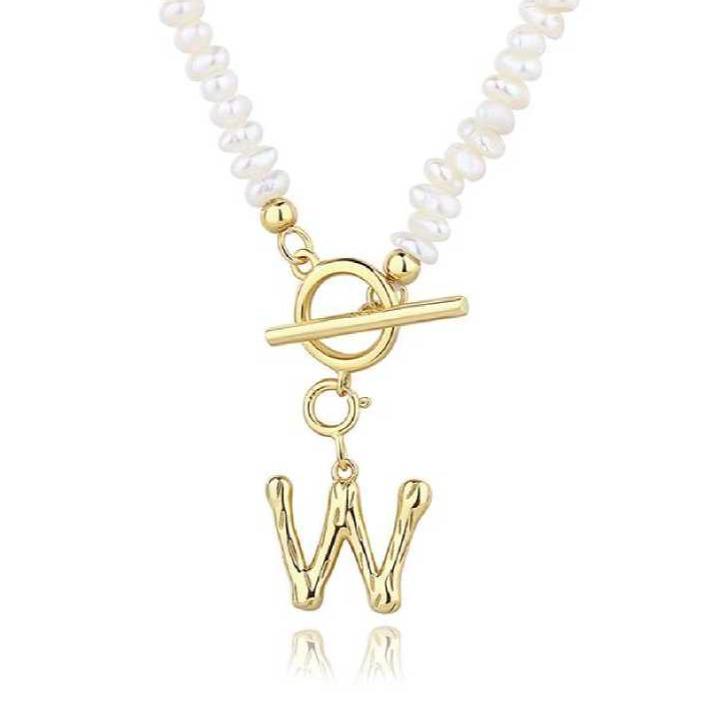 Number BS s925 pearl earring necklace Fashion Daily Birthday