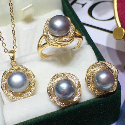Number M pearls set (priced as a deposit) Birthday