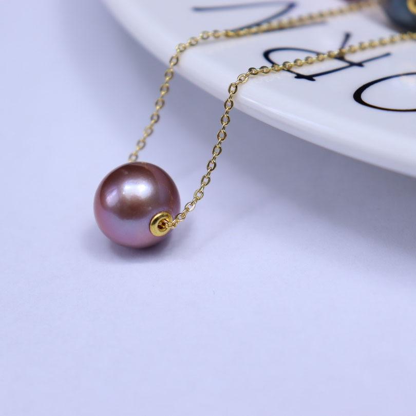 Number BT s925 Alloy pearl necklace pendant Engagement