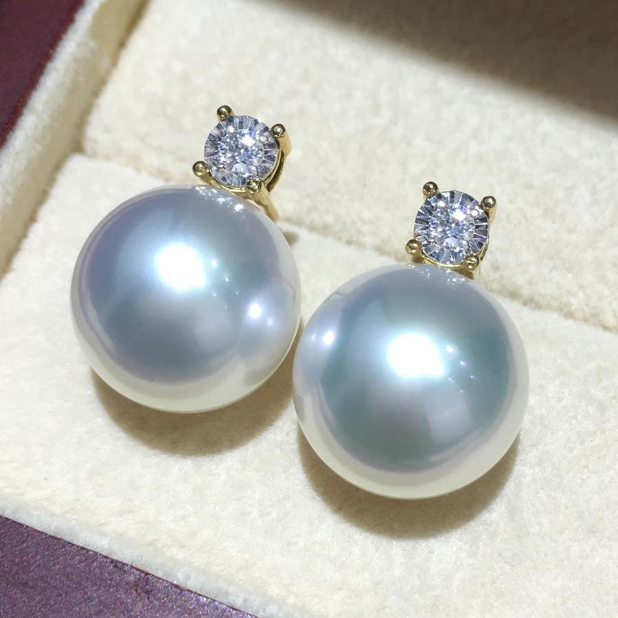 S925 pearl earrings Customized Fashion Daily