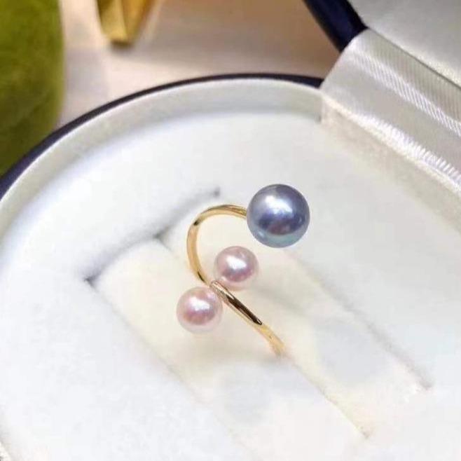 Number I pearls ring (priced as a deposit) Customized according to budget