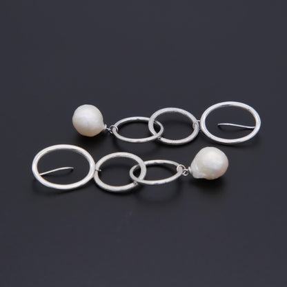 Number F freshwatepearls design S925