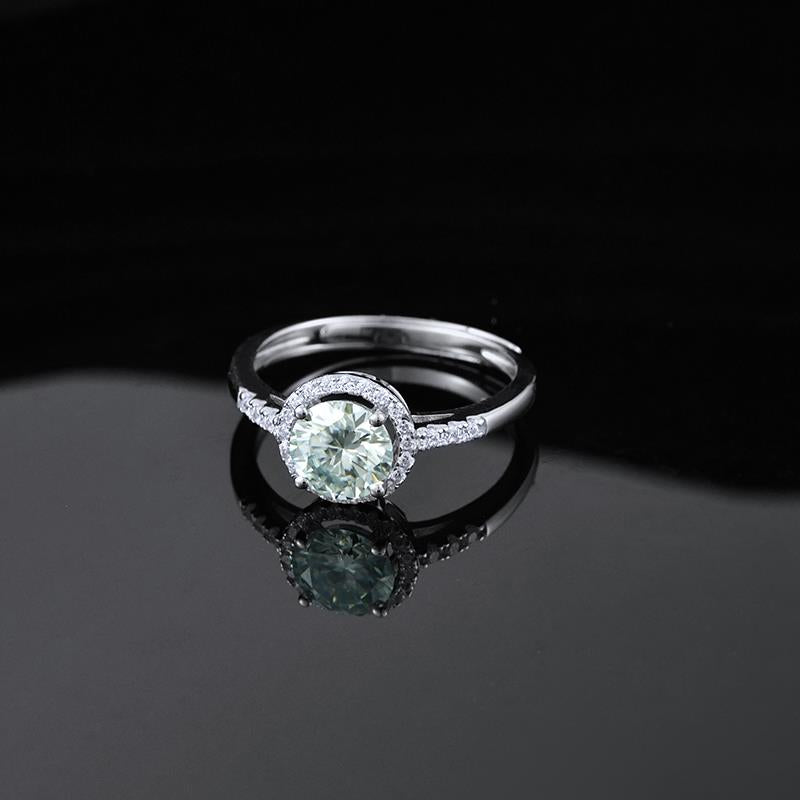 Number CI Moissanite ring Engagement 15usd