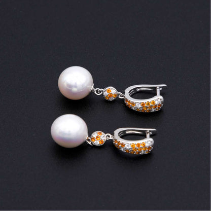 Number F freshwatepearls design S925