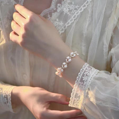 Number AW Pearl bracelet Daily anniversary for Christmas（228-265）