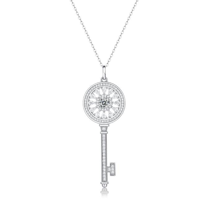 [Timeless]Number CC S925 Moissanite Pendant Daily Party（01-17）