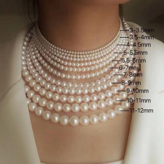 S925 freshwater pearl necklace Customized Fashion Daily Engagement