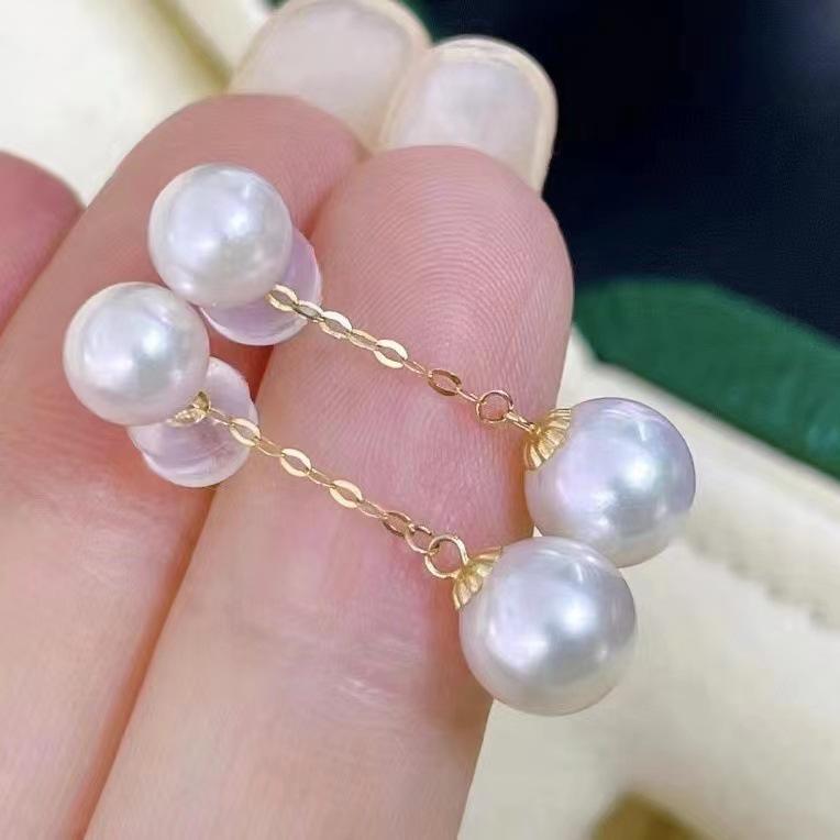 Number AU seawater earrings Weeding Daily Anniversary (157-216)