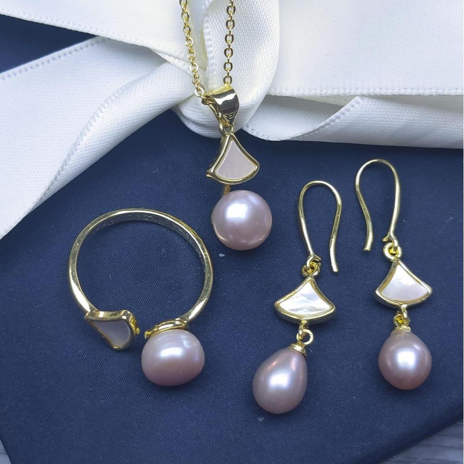 Pearl set Engagement Daily Wedding Auspicious