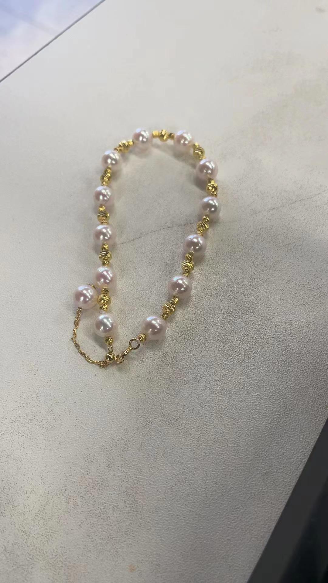 9Number CG Seawater pearl necklace bracelet earrings daily