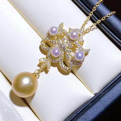 Number AY Pearl necklace Daily anniversary festival（314-374）