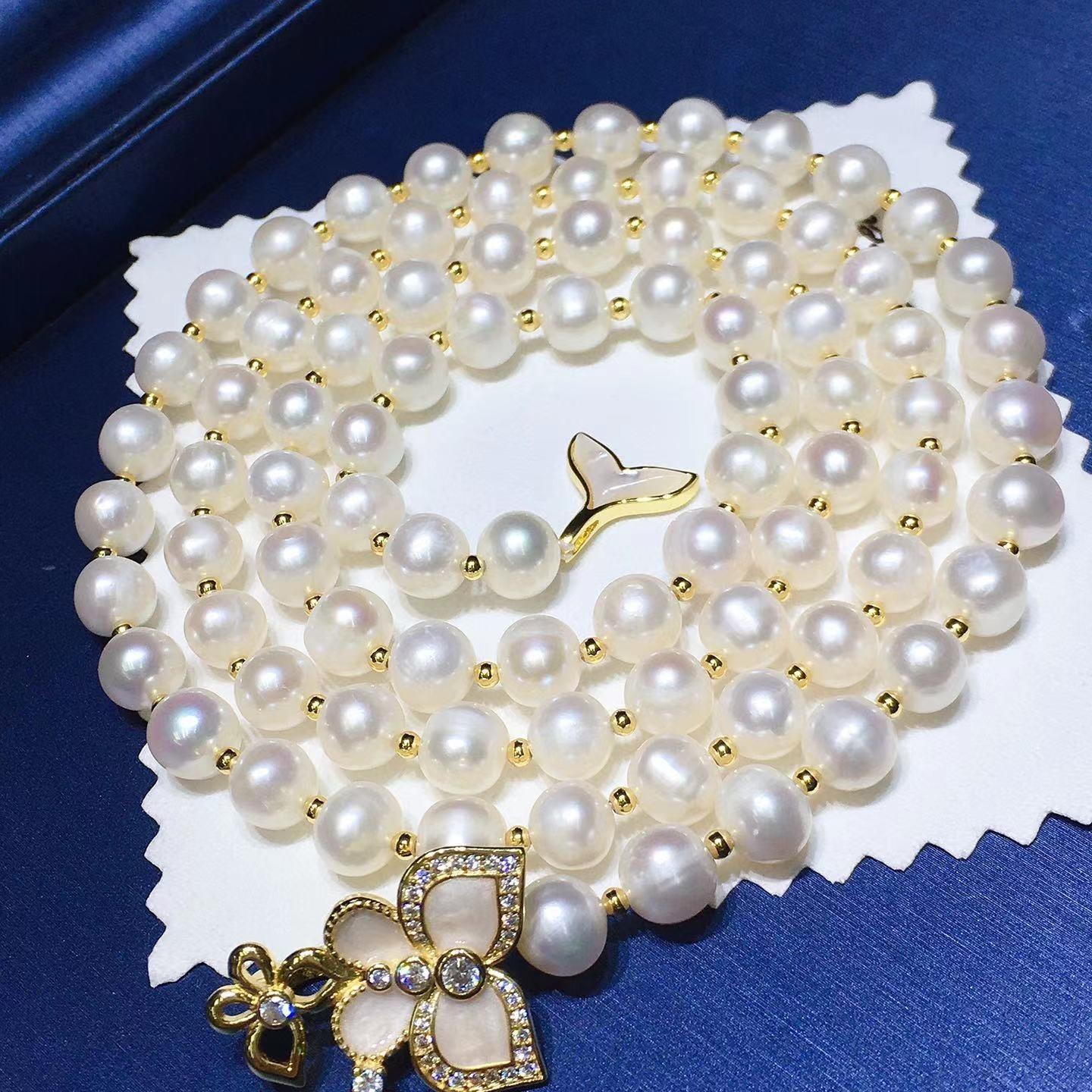 Number AA sweater pearl necklace Daily（according to your budget ）