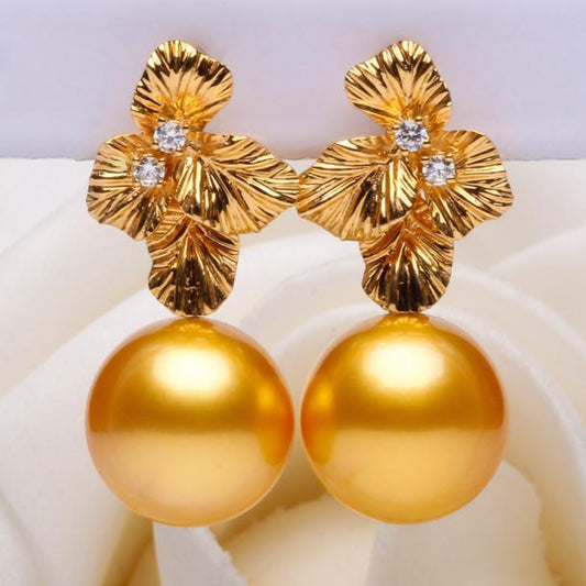 Number K pearls earrings (priced as a deposit) Customized according to budget