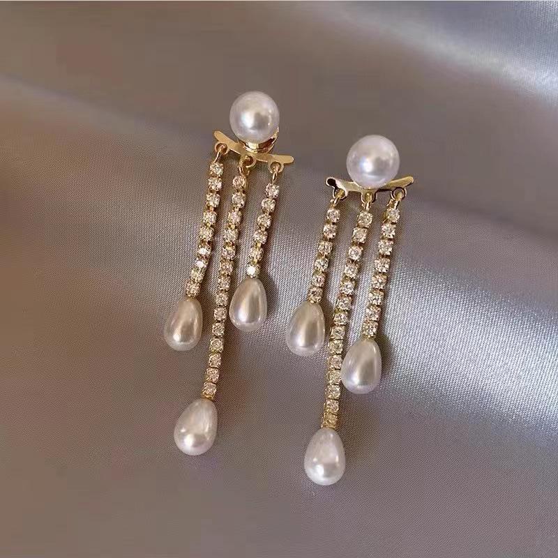 Number AT freshwater earrings Anniversary Birthday Daily(107-156)