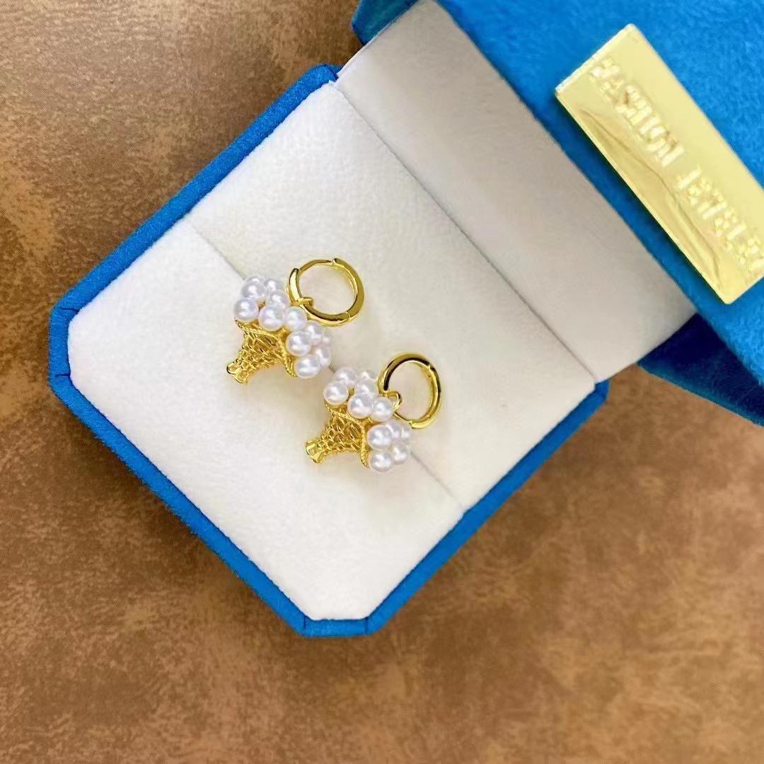 Number AS freshwater earrings Weeding Birthday Daily(79-106)