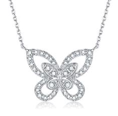 [Timeless]Number CC S925 Moissanite Pendant Daily Party（01-17）