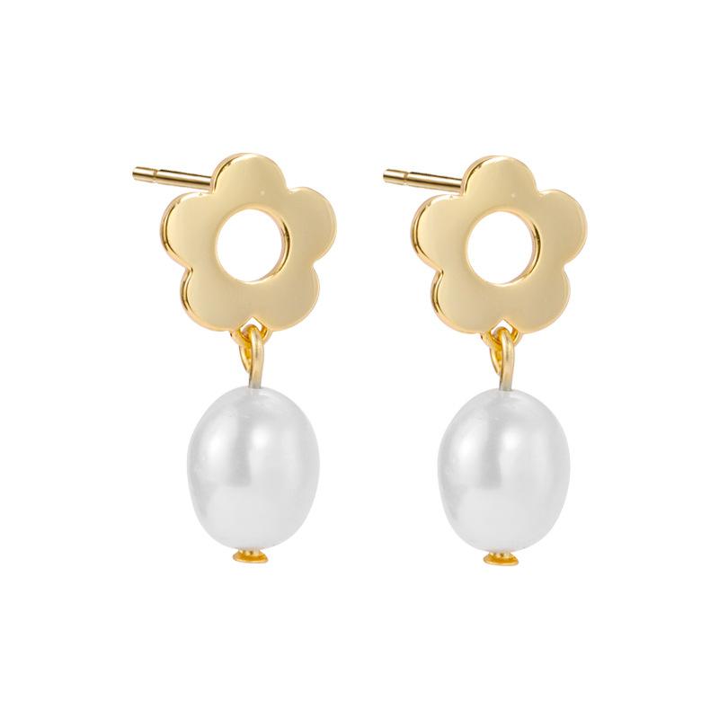 Number BS s925 pearl earring necklace Fashion Daily Birthday