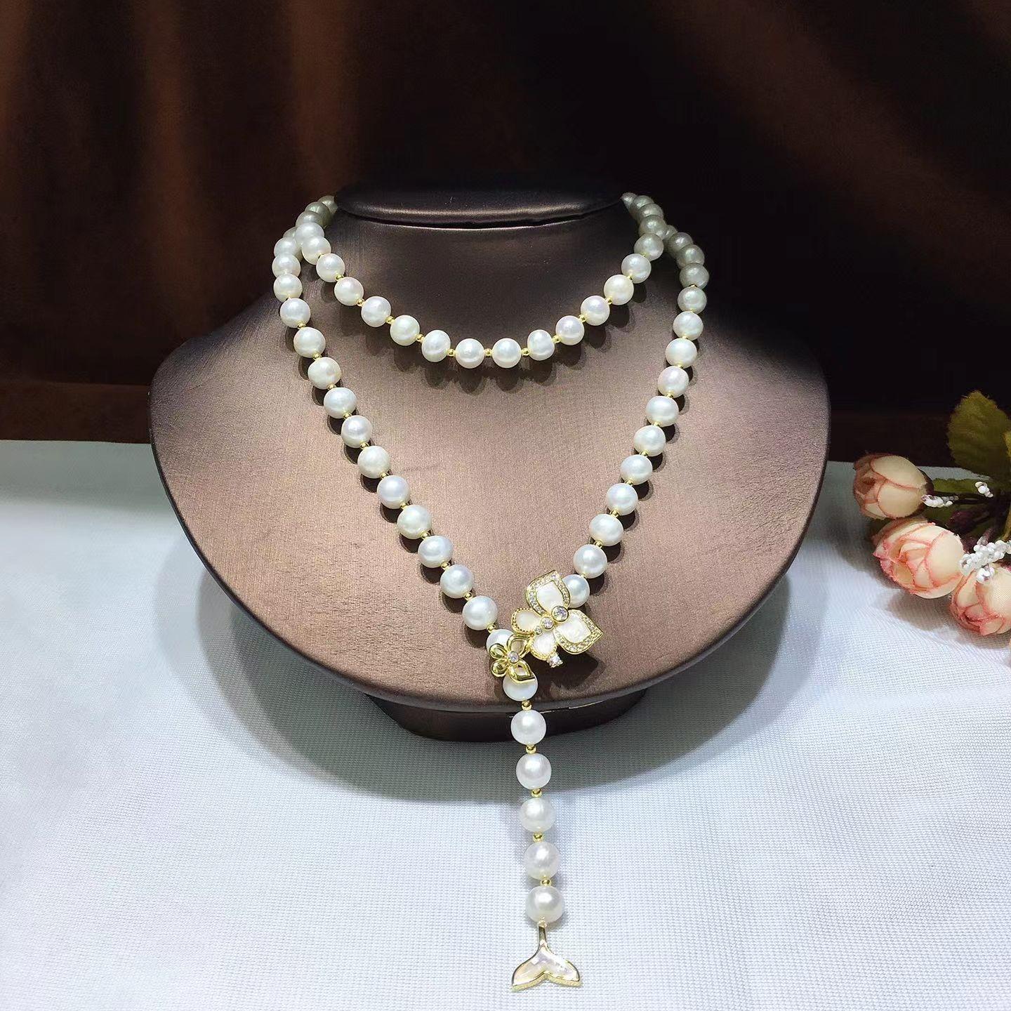 Number AA sweater pearl necklace Daily（according to your budget ）