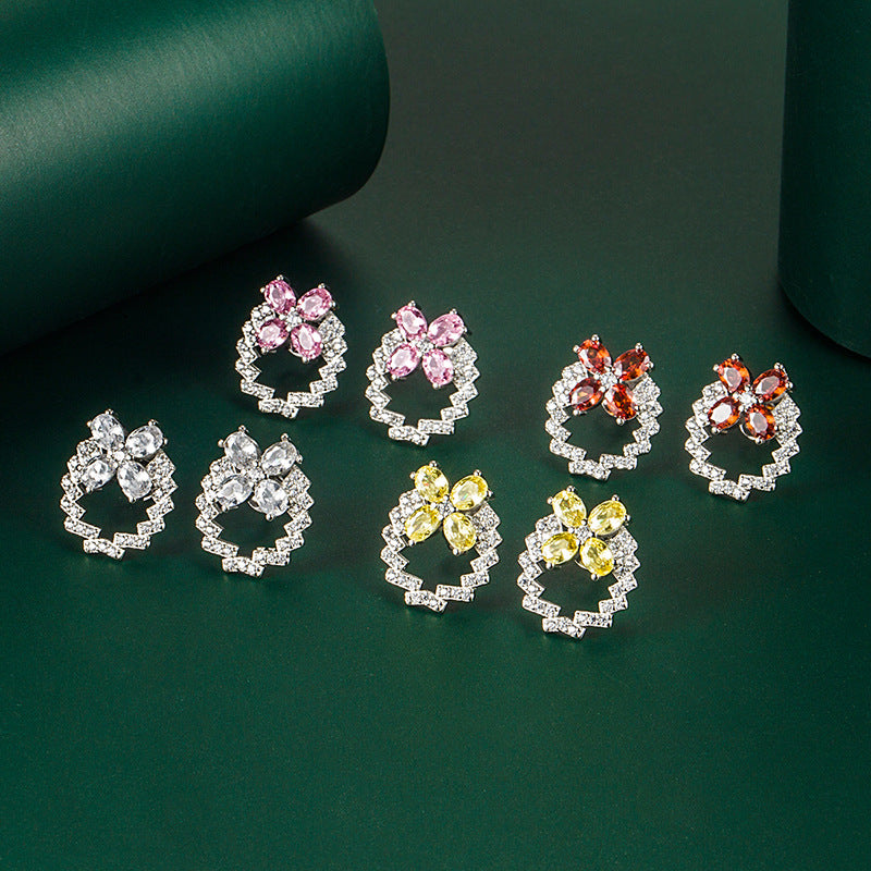 [Timeless]Butterfly Zicon Ring Earring Necklace Daily