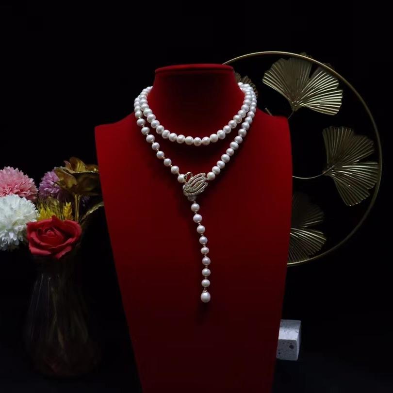 Number AA sweater pearl necklace Daily（according to your budget ）