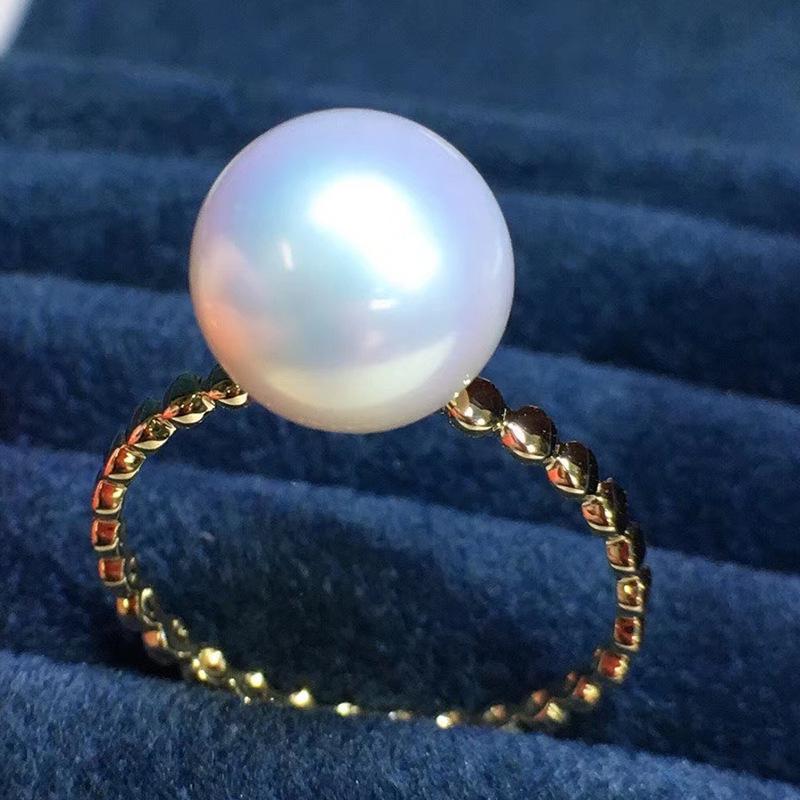 Number AR seawater pearl ring Weeding Birthday Anniversary(30-78)