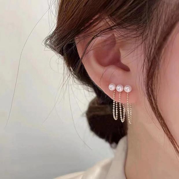 Number AS freshwater earrings Weeding Birthday Daily(79-106)